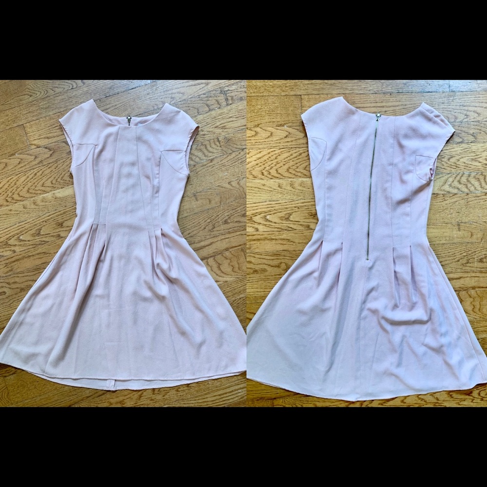 Bar lll A-line Dress Light Pink  Short Sleeve Sz S